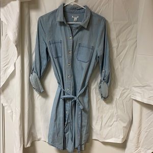 Denim button-up Dress